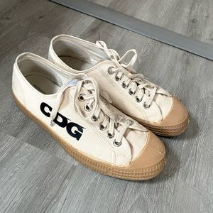 Comme De Garcons canvas sneakers